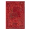 Hanse Home Kurzflor Teppich Plume Rot Braun 19