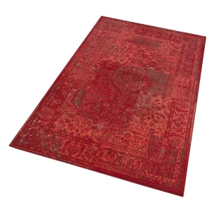Hanse Home Kurzflor Teppich Plume Rot Braun 12