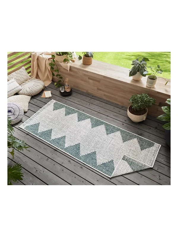 Hanse Home Outdoor-Wendeteppich “Diona” In Grün/ Creme 6