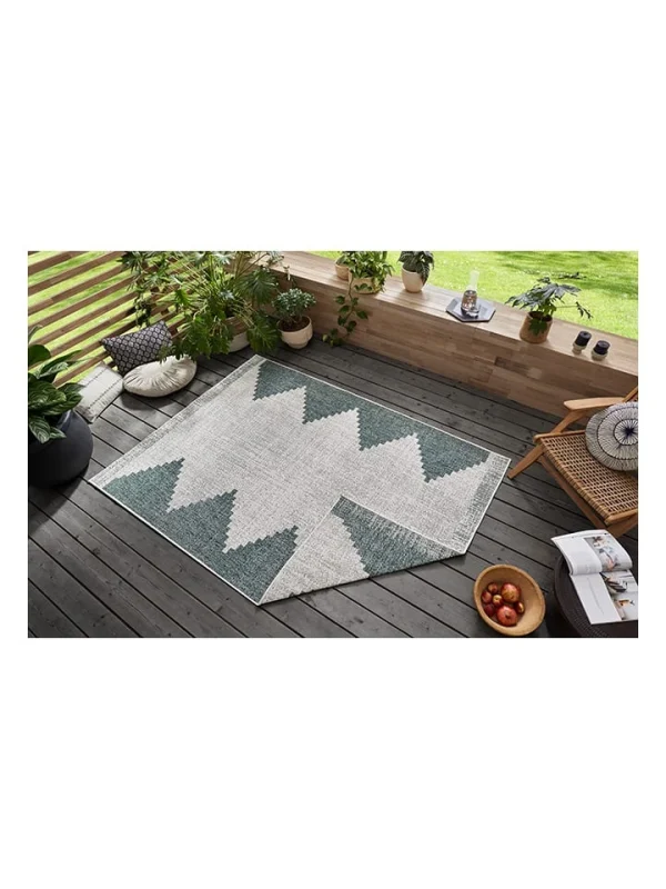 Hanse Home Outdoor-Wendeteppich “Diona” In Grün/ Creme 7