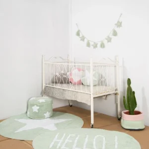 Happy Decor Kids Kissen “Round Star” In Grün – 30×30 Cm 12