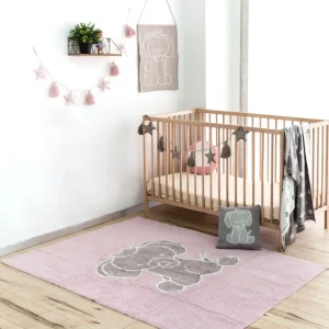 Happy Decor Kids Teppich “Elephant” In Rosa/Grau – 120×160 Cm 18