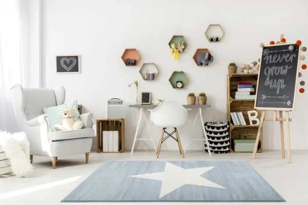 Happy Rugs Kinderteppich SHOOTINGSTAR In Blau/weiss 6
