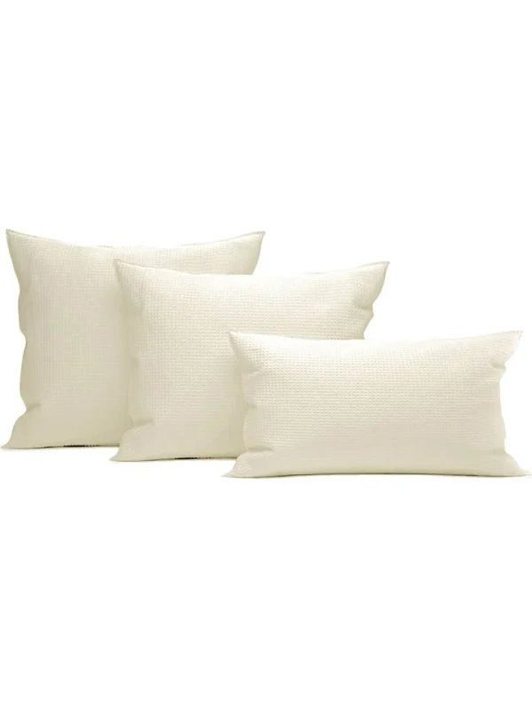 Heckett & Lane Kissenhülle “Wafel” In Creme 1