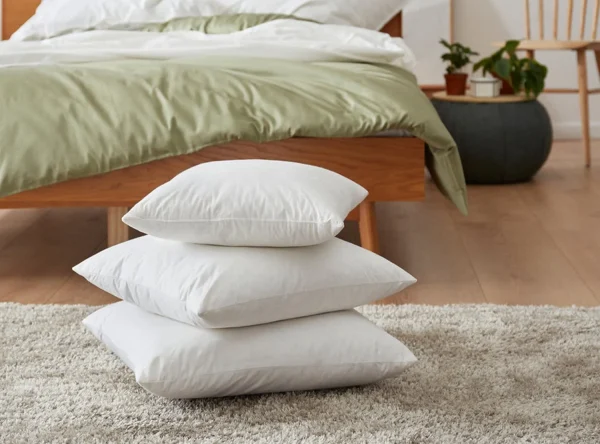HomeLiving Kissen “Inlett-Federkissen” 350 In Weiß 3