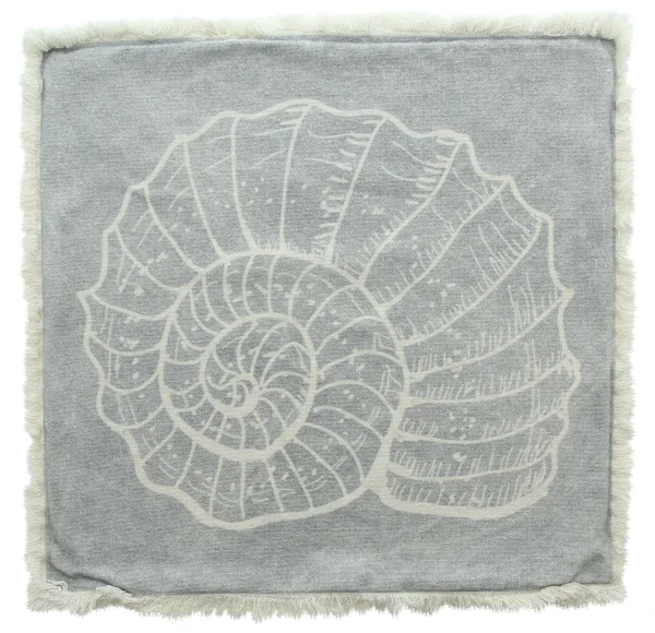 HomeLiving Kissenhülle “Meeresschnecke” 450×450 In Bunt 1