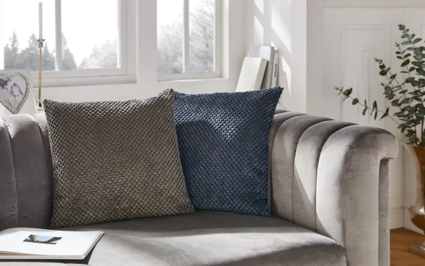 HomeLiving Kissenhülle “Waffeloptik” 450×450 In Bunt 3