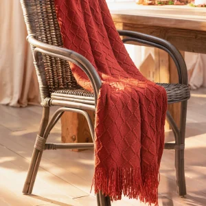 HomeLiving Kuscheldecke “Carmine” 1200×1520 In Rot 9