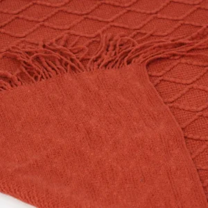 HomeLiving Kuscheldecke “Carmine” 1200×1520 In Rot 15