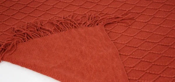 HomeLiving Kuscheldecke “Carmine” 1200×1520 In Rot 6