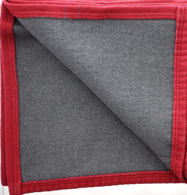 HomeLiving Kuscheldecke “Gemütlichkeit” 1300×1800 In Rot 1