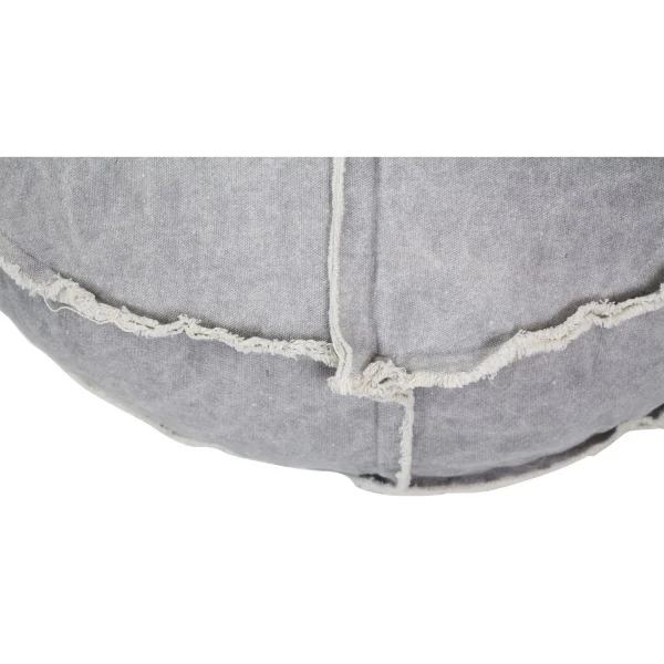 HomeLiving Pouf “Casual” 700x700x180 In Grau 5
