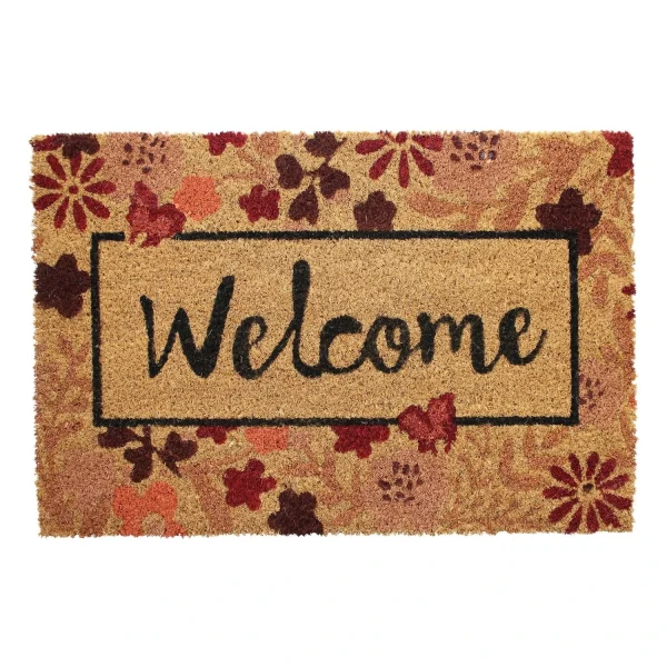 HomeLiving Spar-Set 2x Kokosmatte “Welcome”, 60 X 40 Cm In Bunt 1