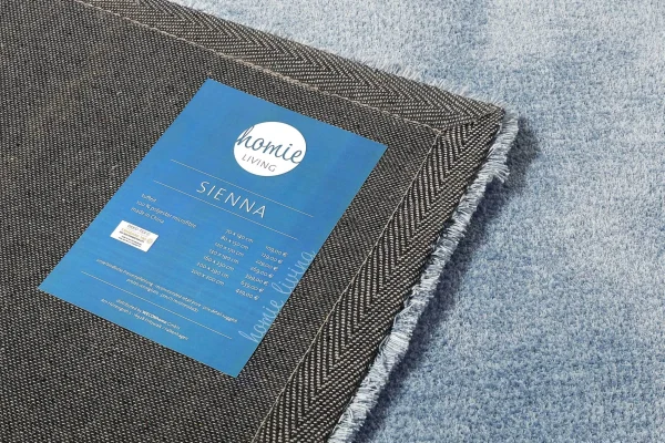 Homie Living Teppich Sienna In Eisblau 4