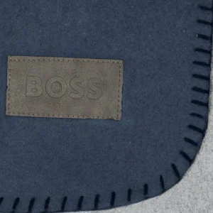 HUGO BOSS Home Plaid LADAK In STEEL 7