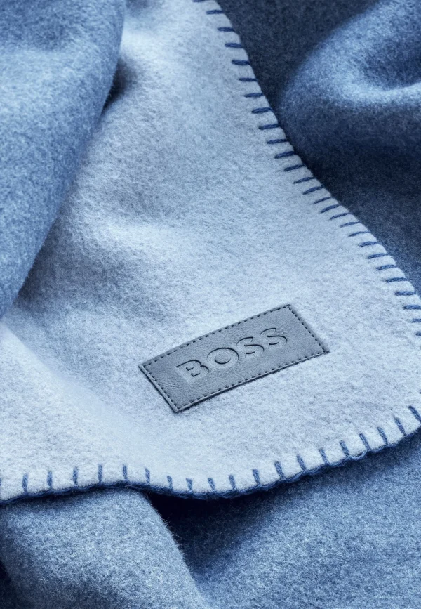 HUGO BOSS Home Plaid LADAK In STEEL 4