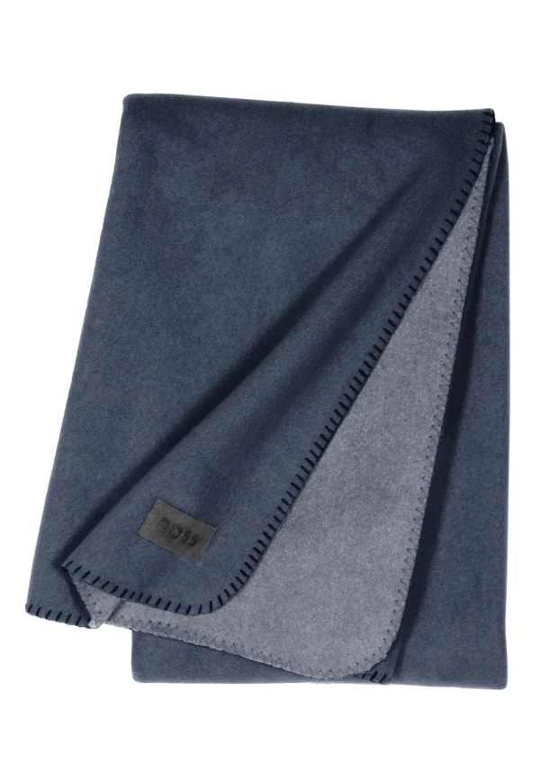 HUGO BOSS Home Plaid LADAK In STEEL 1