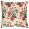 Ib Laursen Kissenhülle Beige Mit Großen Roten Rosen 50×50 5