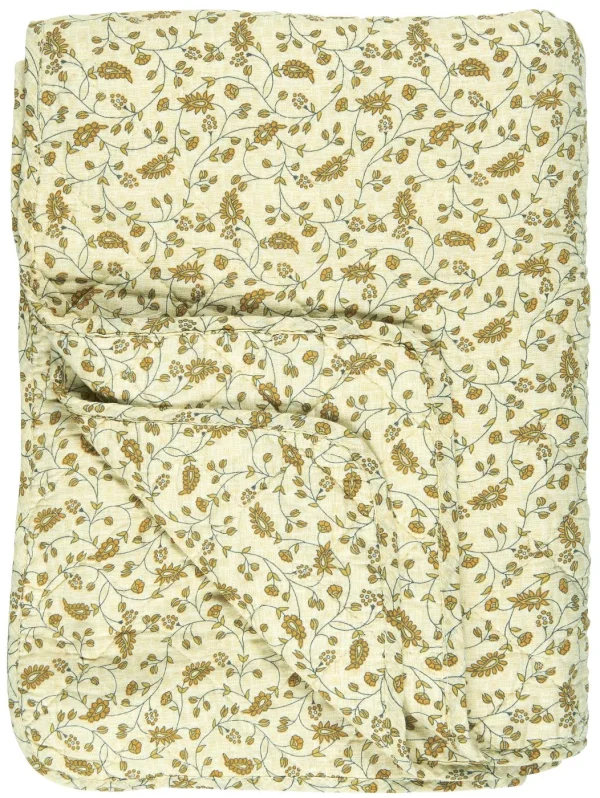 Ib Laursen Quilt Hellgelb Mit Gelben Blumen 1