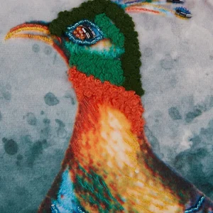 Impré Kissenhülle, Vogel In Multicolor 12