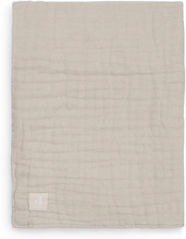Jollein Kuscheldecke Mull 120 X 120 Cm, Nougat 1