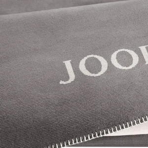 JOOP! Wohndecke Melange-Doubleface In Graphit-Ecru 6
