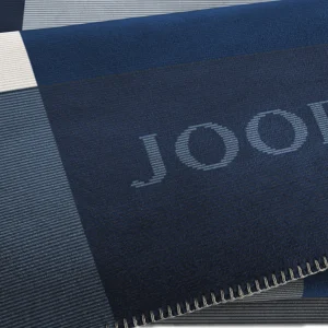 JOOP! Wohndecke Mosaic In Navy-Silber 9