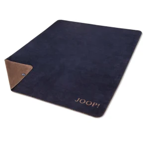 JOOP! Wohndecken In Marine-Karamell 6