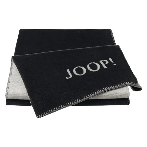 JOOP! Wohndecken Melange-Doubleface In Anthrazit-silber 1
