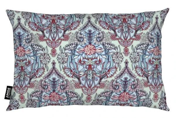 Juniqe Kissen “Botanical Moroccan Doodle” In Bunt 3
