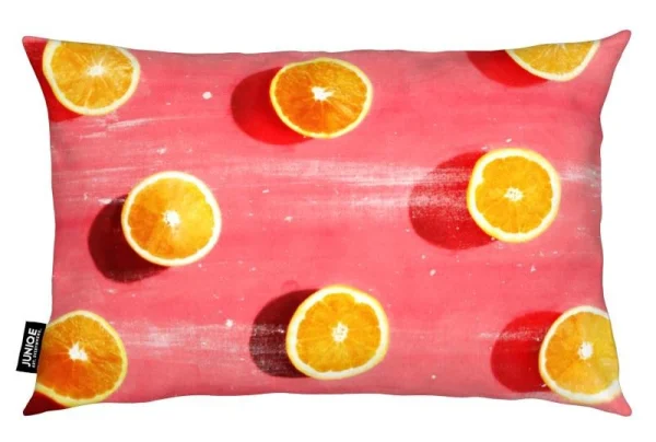 Juniqe Kissen “Fruit 5” In Orange & Rosa 3