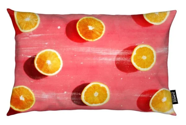 Juniqe Kissen “Fruit 5” In Orange & Rosa 1