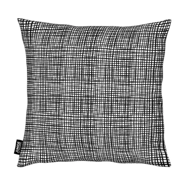 Juniqe Kissen “Grid” In Schwarz & Weiß 3