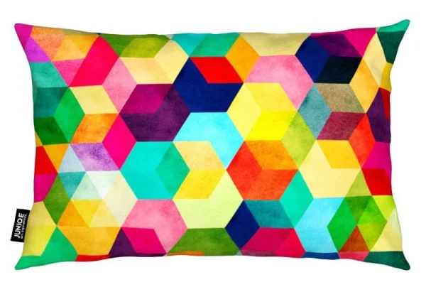 Juniqe Kissen “Hexa” In Bunt 3