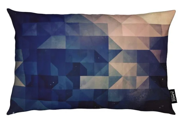Juniqe Kissen “Hystyry” In Blau & Braun 1