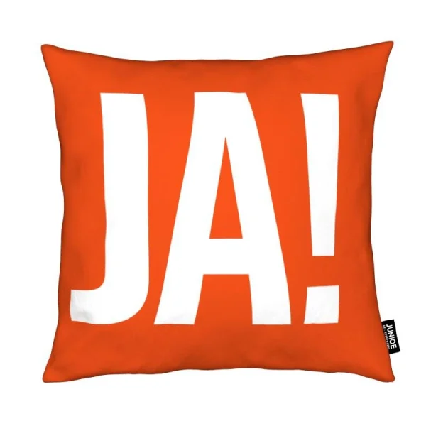 Juniqe Kissen “Ja!” In Grün & Türkis 1
