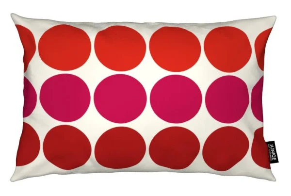 Juniqe Kissen “Magenta Ludo” In Rosa & Rot 1