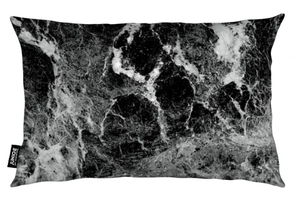 Juniqe Kissen “Marble” In Schwarz & Weiß 3