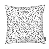 Juniqe Kissen “Memphis Squiggle” In Schwarz & Weiß 20