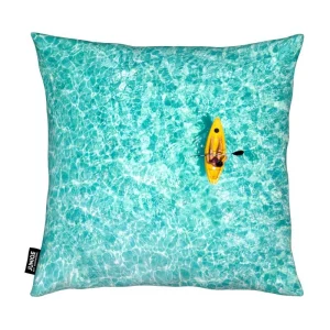 Juniqe Kissen “Paddle By @moofushi” In Blau & Türkis 7
