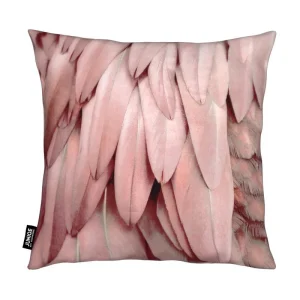 Juniqe Kissen “Pastel Feathers” In Rosa 7