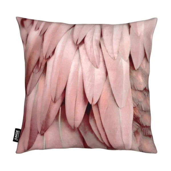 Juniqe Kissen “Pastel Feathers” In Rosa 3