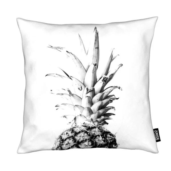 Juniqe Kissen “Pineapple 01” In Schwarz & Weiß 1