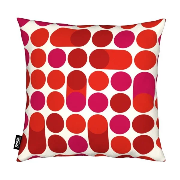 Juniqe Kissen “Red Bleep” In Rosa & Rot 3