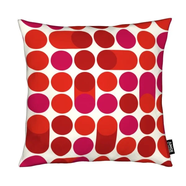Juniqe Kissen “Red Bleep” In Rosa & Rot 1