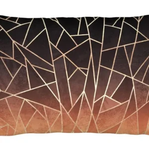 Juniqe Kissen “Shattered Ombre” In Braun & Orange 7