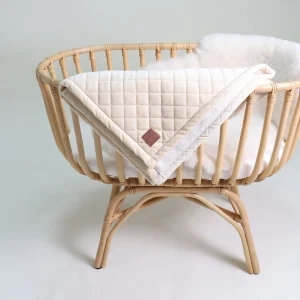 Kaiser Naturfellprodukte Schmusedecke VELVET BLANKET, Sherpa Fleece Creme, Fb. Beige 12