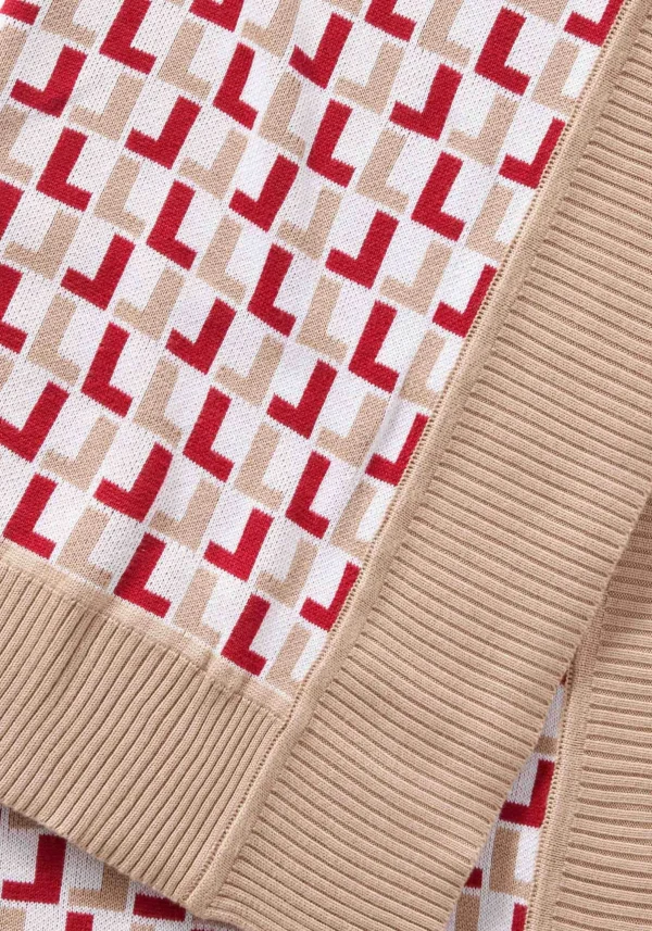 Lacoste Plaid LLOGO In Biscuit 4