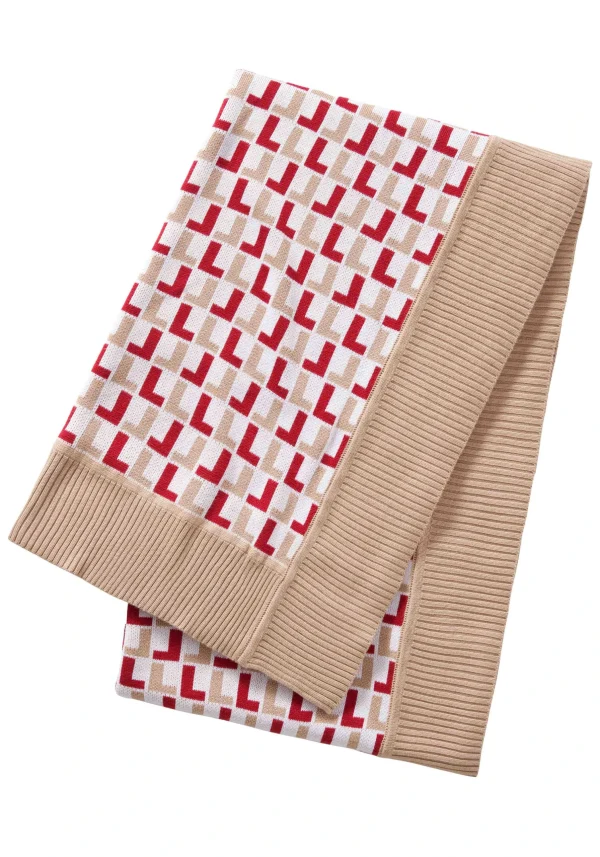 Lacoste Plaid LLOGO In Biscuit 1