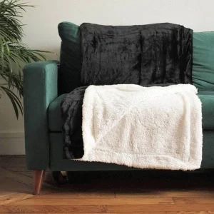 Le Comptoir De La Plage Kunstfell Wohndecke In Schwarz – (L)170 X (B)130 Cm 10
